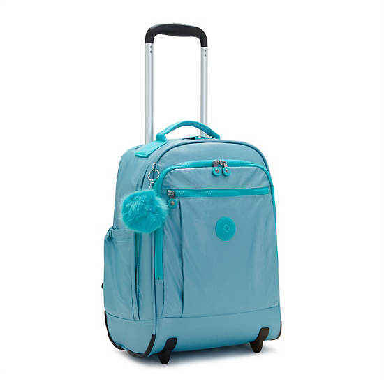 Sacs À Dos Kipling Gaze Large Metallic Rolling Turquoise | FR 1685EB